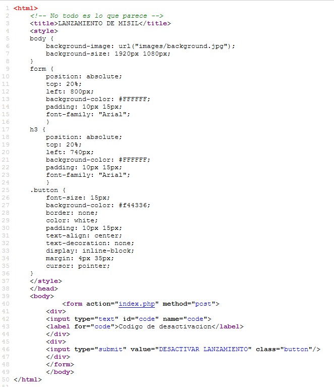 Código fuente de index.php